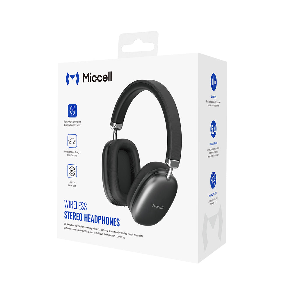 Casque Sans Fil Miccell VQ-B12B – Wireless Stereo Headphones
