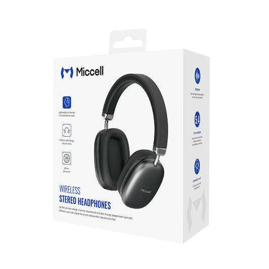 Casque Sans Fil Miccell VQ-B12B – Wireless Stereo Headphones