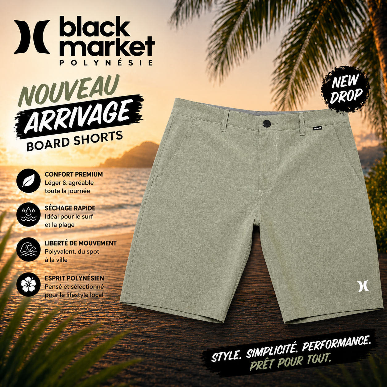 Short HURLEY S25